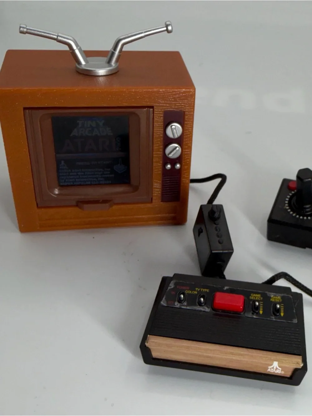 Atari Tiny Arcade mini Console - Brown and Black